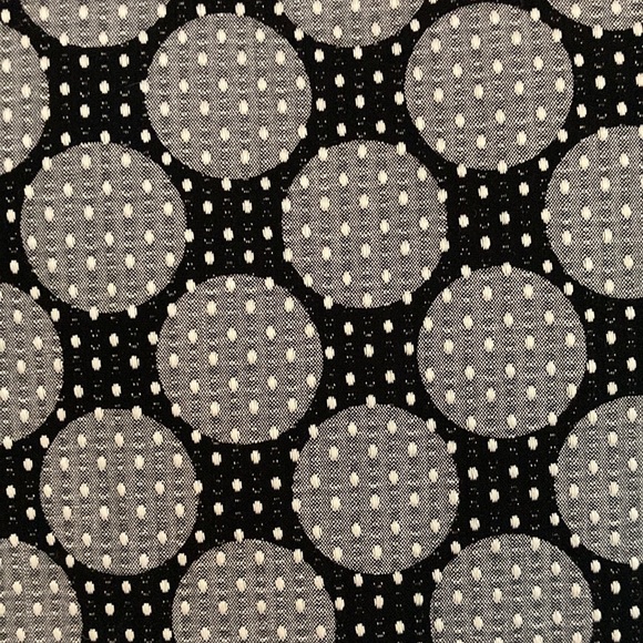 Vintage Black & Silver Dot Mod Skirt. Size 4. - Picture 2 of 6